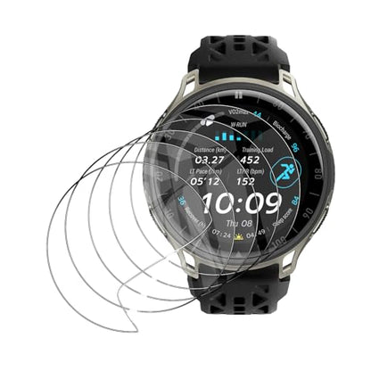 6 Pack Compatible for Amazfit Cheetah 2 Pro Screen Protector, Flexible TPU Film [Not Glass], Full Coverag, HD Clear Easy Install, Bubble Free for Amazfit Cheetah 2 Pro Screen Protector - size: RM6-Amazfit Cheetah 2 Pro-US