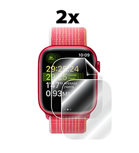 IPG for Watch Series 7-8-9 [41mm] Hydrogel Screen Protector (2 Units) Invisible Ultra HD Clear Film Anti Scratch Guard-Smooth/Self-Healing/Bubble -Free for Series9[41mm]