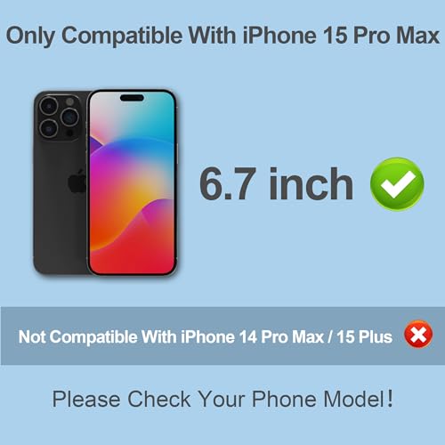 PDDKISS Compatible for iPhone 15 Pro Max Privacy Screen Protector - size: for iPhone 15 Pro Max - 6.7 inch