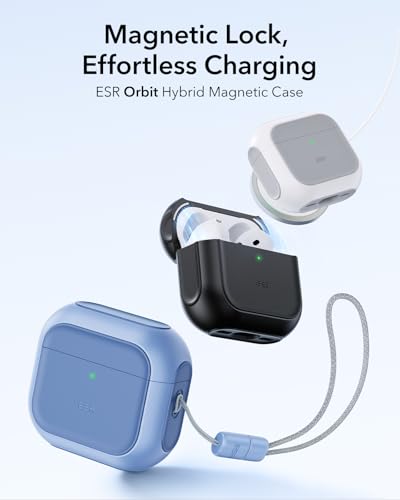 ESR for AirPods 5/4 Case (2026/2024), Compatible with MagSafe, Blue - color: Navy Blue, size: AirPods 5&4 Case