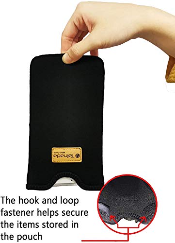 Tainada Neoprene Phone Holder Sleeve w/Belt Loop Holster (Dark Green) - color: Dark Green