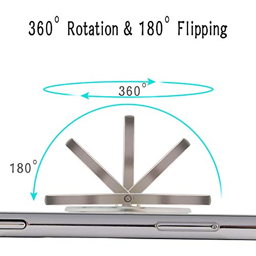 4-Pack Phone Ring Holder 360 Rotation Finger Stand Grip Kickstand for Smartphones and Tablets (Turtle)