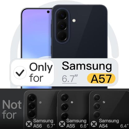 Battery Case for Galaxy A57,Upgraded 12000mAh High Capacity Rechargeable Portable Protective Extended Charger Case Wireless Charging Compatible with Galaxy A57(6.7inch) Charging Case & Carplay (Black) - size: Galaxy A57