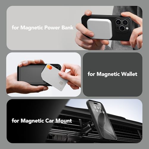 GONEZ Magnetic for iPhone 14 Pro Max Case, Silicone Cover Black - color: Black, size: Iphone 14 Pro Max
