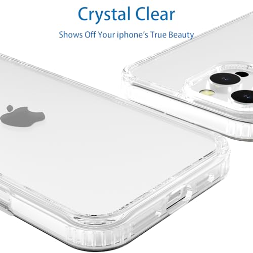 Ultra-Clear Hybrid Case Shockproof & Anti-Yellowing Phone Case | TPU + Acrylic Dual Protection | Slim Fit & Scratch-Resistant Design for iPhone 17 pro - size: iphone 17 pro