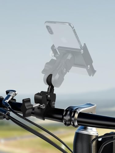 Nilkatss Aluminium Alloy Handlebar Mount Clamp Base with 1" (25.4 mm) Ball