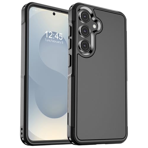 zapica Designed for Samsung Galaxy S25 Plus Case/S24 Plus Case, Black | Military Grade Drop Protection, Dual Layer Structure Design, Heavy Duty Shockproof Non-Slip Phone Cover - color: Black, size: Samsung Galaxy S24 Plus/25 Plus 6.7''