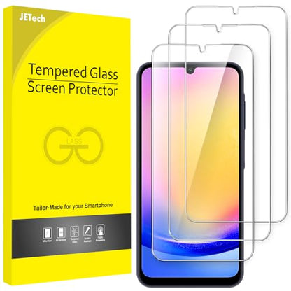 JETech Screen Protector for Samsung Galaxy A25, 3-Pack - size: Galaxy A25