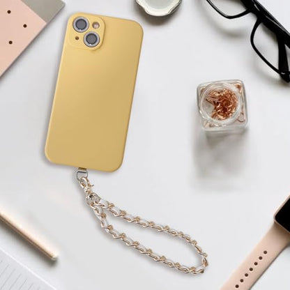 TENOC Universal Metal Phone Wrist Strap/Crossbody Chain - color: W-white