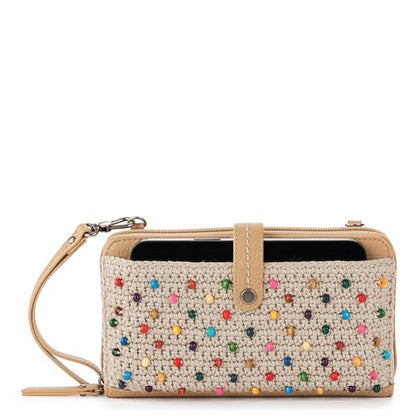 The Sak Iris Smartphone Crossbody Purse - Small Women's Cellphone Bag & Wallet For Everyday- Convertible Wristlet With Zipper | Fits Most Smartphones, Card Slots & Zip Pocket, Detachable Wristlet & Crossbody Straps, Hands-Free for Travel & Errands - color
