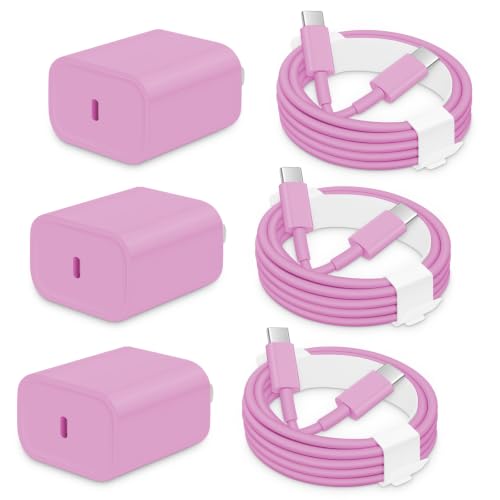 AISNI USBC Charger for iPhone Duo/18 Pro Max/17/16/15 Charger Fast Charging - color: Pink