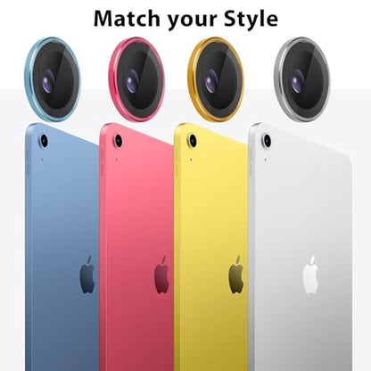 Zeking 2 Set for iPad 11 A16 2025 Camera Lens Protector - color: Silver