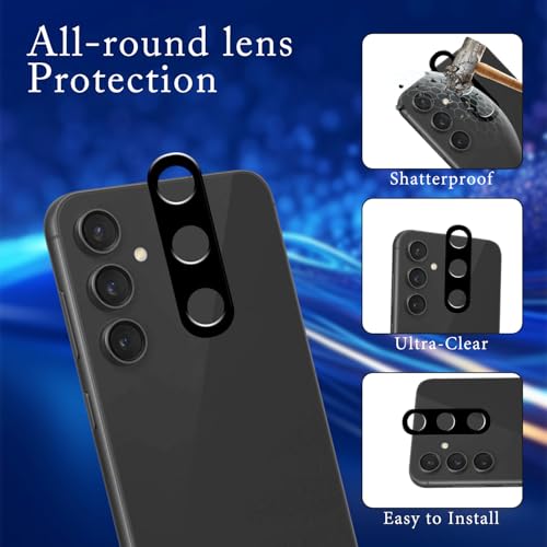 Slanku Privacy Screen Protector for Samsung Galaxy S23 FE Tempered Glass - size: samsung s23 fe