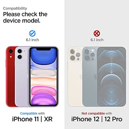 Spigen Tempered Glass Screen Protector [GlasTR EZ FIT] designed for iPhone 11 / iPhone XR [6.1 inch] [Case Friendly] - 2 Pack - size: iPhone 11 / iPhone XR