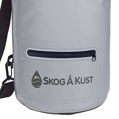 Skog Å Kust DrySak Roll Top Waterproof Bag, 5, 10 & 20 Liter - color: Grey, size: 20 Liter