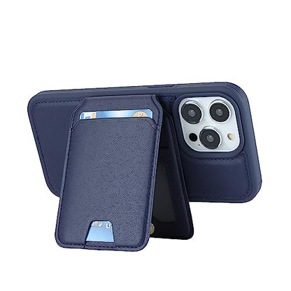 iCoverCase Wallet Case for iPhone 13 Pro Max/12 Pro Max Compatible with MagSafe, Magnetic Detachable Card Slots Holder PU Leather Kickstand Wireless Charging Case 6.7 Inch (Dark Blue) - color: Dark Blue