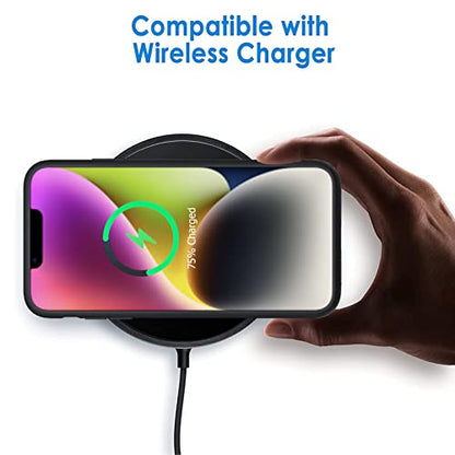 Battery Case for iPhone 14, Upgraded10000mAh High Capacity Rechargeable Portable Protective Extended Charger Case Wireless Charging Compatible with iPhone 14 (6.1 inch) Charging Cover& Carplay (Black) - size: iPhone 14 (6.1 inch)