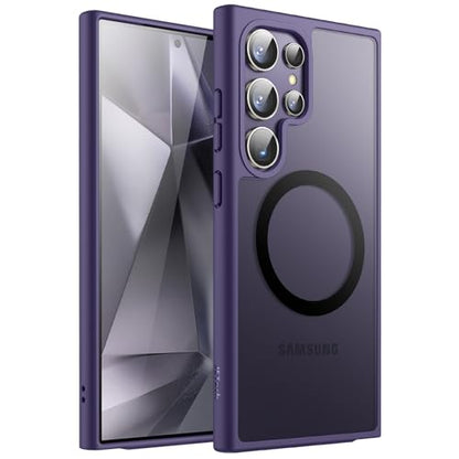 JETech Magnetic Case for Samsung Galaxy S24 Ultra, Titanium Violet - color: Titanium Violet, size: Galaxy S24 Ultra