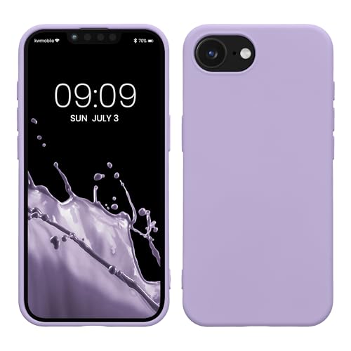 kwmobile Case Compatible with Apple iPhone 17e / iPhone 16e Case - Slim Protective TPU Silicone Phone Cover - Lavender - color: lavender, size: iPhone 17e / iPhone 16e