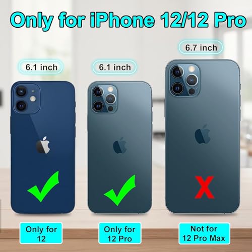 Battery Case for iPhone 12/12Pro, 10000mAh High Capacity Portable Protective Charging Case, Rechargeable Smart Extension Phone Charger - (6.1 inch) Black - size: For iPhone 12/12Pro battery case
