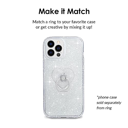 VELVET CAVIAR Cell Phone Ring Holder - Finger Ring & Stand - Improves Phone Grip Compatible with iPhone, Galaxy, Most Smartphones (Stardust Glitter) - color: Stardust Glitter