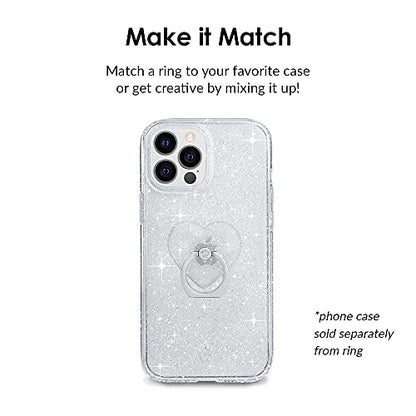 VELVET CAVIAR Cell Phone Ring Holder - Finger Ring & Stand - Improves Phone Grip Compatible with iPhone, Galaxy, Most Smartphones (Stardust Glitter) - color: Stardust Glitter