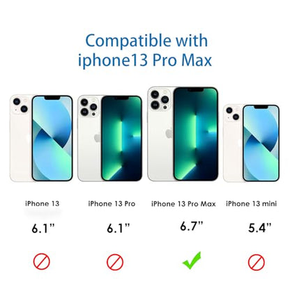 Ultra-Clear Hybrid Case Shockproof & Anti-Yellowing Phone Case | TPU + Acrylic Dual Protection | Slim Fit & Scratch-Resistant Design for iPhone 13 pro max - size: iphone 13 pro max