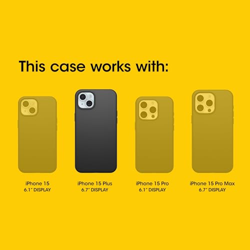 OtterBox iPhone 15 Plus and iPhone 14 Plus Defender Series Pro Case - Black, screenless, Rugged & Durable, with Port Protection, Includes Holster Clip Kickstand - color: Black