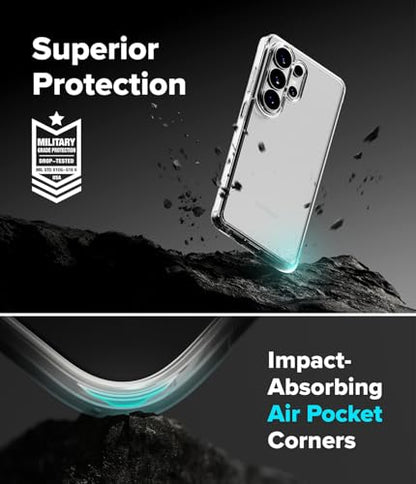 Ringke for Samsung Galaxy S26 Ultra Case [Fusion Matte Clear] | Oil & Dirt Resistant, Anti-Fingerprint Technology Prevents Oily Smudges, Frosted Coating Feels Velvety Soft - size: Galaxy S26 Ultra