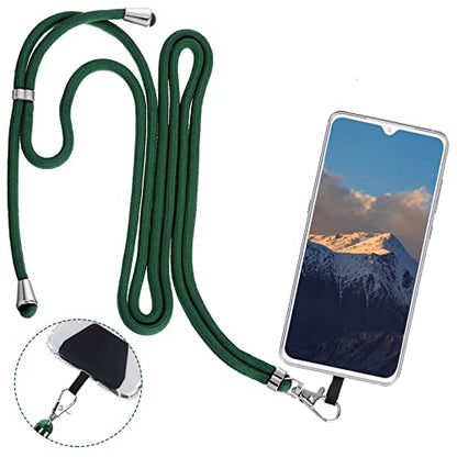 Weewooday 4 Pcs Phone Lanyard Crossbody Phone Strap Universal Cellphone Neck Lanyard with Patch for Women, Anti Theft(Fresh Color Series) - color: Fresh Color Series