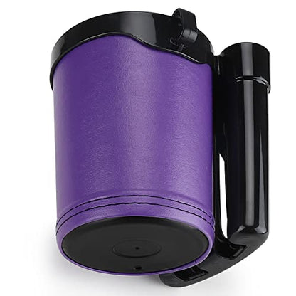 Accmor 3-in-1 Bike Cup Holder with Cell Phone Keys Holder, Bike Water Bottle Holders, Universal Bar Drink Cup Can Holder for Bicycles, Motorcycles, Scooters, Black Purple - color: Black Purple