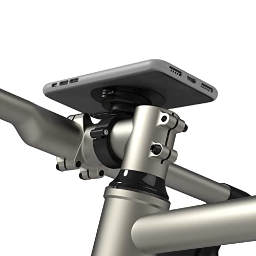 Bike Phone Mount, Universal Handlebar Holder for MTB Gravel Road E-Scooter - style: Dual-Clip Stem/Handlebar Mount