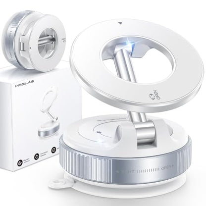 MRGLAS 2026 Upgraded for MagSafe Vacuum Car Phone Mount - color: White