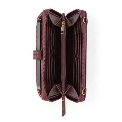 The Sak Iris Smartphone Crossbody Purse - Small Women's Cellphone Bag & Wallet For Everyday- Convertible Wristlet With Zipper | Fits Most Smartphones, Card Slots & Zip Pocket, Detachable Wristlet & Crossbody Straps, Hands-Free for Travel & Errands - color