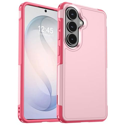 zapica Designed for Samsung Galaxy S26 Case, Light Pink | Military Grade Drop Protection, Dual Layer Structure Design, Heavy Duty Shockproof Non-Slip Phone Cover - color: Light Pink, size: Samsung Galaxy S26 6.3''
