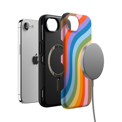 Casely iPhone 16e Case | Love for All | Rainbow Pride | Bold Protective Design | Compatible with MagSafe - color: Love for All | Rainbow Pride