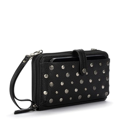 The Sak Iris Smartphone Crossbody Purse - Small Women's Cellphone Bag & Wallet For Everyday- Convertible Wristlet With Zipper | Fits Most Smartphones, Card Slots & Zip Pocket, Detachable Wristlet & Crossbody Straps, Hands-Free for Travel & Errands - color