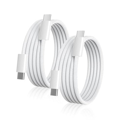 USB C to USB C Cable for Apple Certified 60W 2-Pack 10ft - size: 10FT