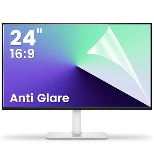 F FORITO 2-Pack 24 inch 16:9 Matte Anti Glare Computer Screen Cover, Anti Glare Eye Protection Film Compatible with All 24" Widescreen Monitors with 16:9 Aspect Ratio (20.9"W x 11.8"H) Not for 16:10