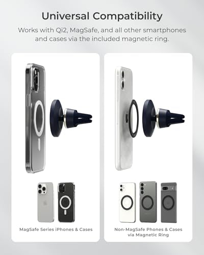 iOttie Velox Air Vent Smartphone Car Mount for iPhone 18 Pro 17 16 15 14 - color: Midnight Blue