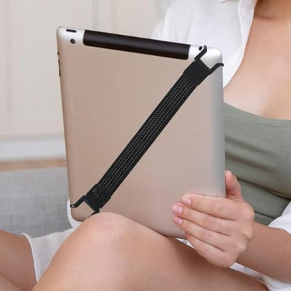 2pcs Universal Tablet Hand Strap Holder for iPad/Kindle, Elastic Phone Grip Belt, No Dropping Security Strap for One-Handed Operation, High-Elasticity Bands for Tablet PC & Smartphones