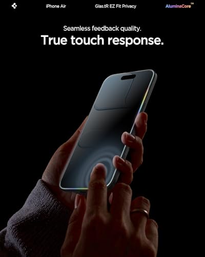 Spigen GlasTR EZ FIT Privacy Screen Protector for iPhone Air - size: iPhone Air
