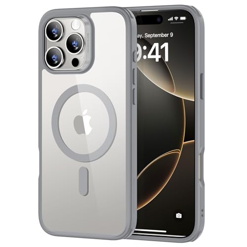 ESR for iPhone 16 Pro Case, Compatible with MagSafe, Shockproof Military-Grade Protection, Magnetic Phone Case for iPhone 16 Pro, Classic Hybrid Case (HaloLock), Clear Grey - color: B-Clear Grey