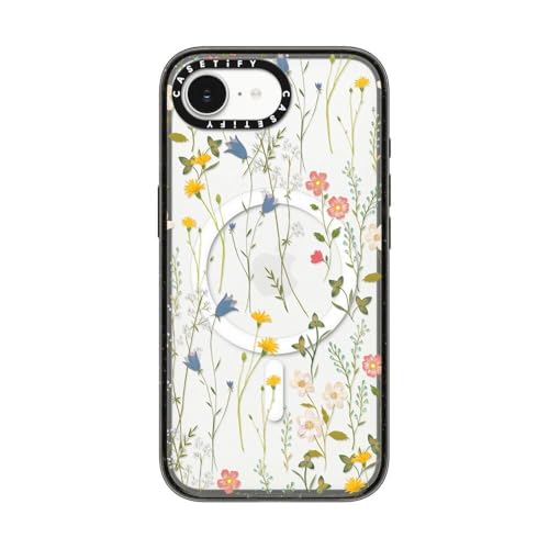 CASETiFY for iPhone 17e / 16e Case - Impact Compatible with MagSafe | 8.2 ft. 4x Military Grade Drop Protection | Dreamy Floral Pattern | Black - color: Dreamy Floral Pattern, size: iPhone 16e (6.1")