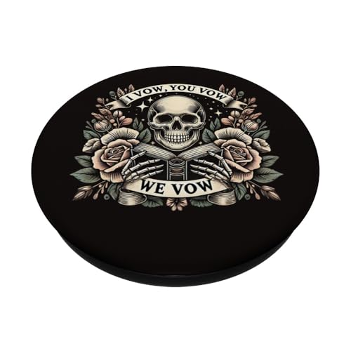 I Vow You Vow We Vow Smutty Spicy Book Dark Romance Reader PopSockets Adhesive PopGrip - style: Adhesive PopGrip