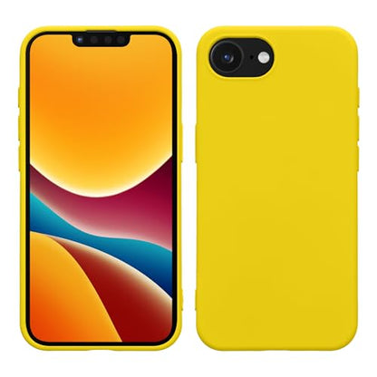 kwmobile Case Compatible with Apple iPhone 17e / iPhone 16e Case - Slim Protective TPU Silicone Phone Cover - Radiant Yellow - color: Radiant Yellow, size: iPhone 17e / iPhone 16e