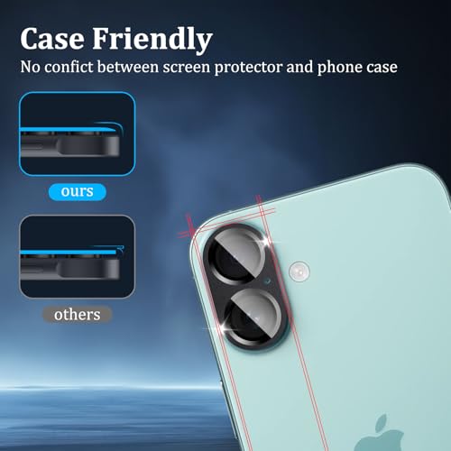 Camera Lens Protector for iPhone 16/16 Plus - size: 16/16 Plus