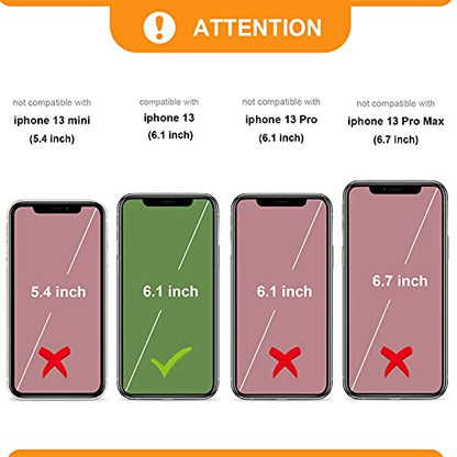 Bocasal Crossbody Wallet Case Card Holder for iPhone 13, Dark Purple | RFID Blocking PU Leather Zipper Handbag Purse, Kickstand Flip Folio Case with Card Slots Holder Wrist Strap Lanyard 6.1 Inch - color: Dark Purple