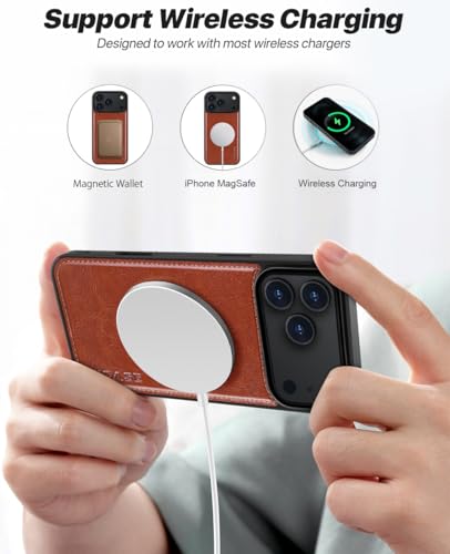 OCASE for iPhone 17 Pro Max Detachable Wallet Case with Card Holder, 2 in 1 PU Leather Flip Folio with RFID Blocking Stand Wrist Strap Shockproof Phone Cover 6.9 Inch 2025, Dark Brown - color: Dark Brown, size: iPhone 17 Pro Max