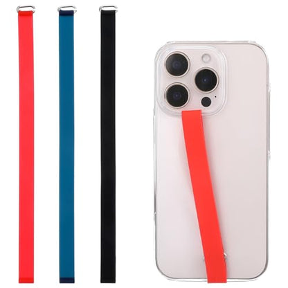 Mabor 3Pcs Reusable Silicone Phone Strap Grip Holder